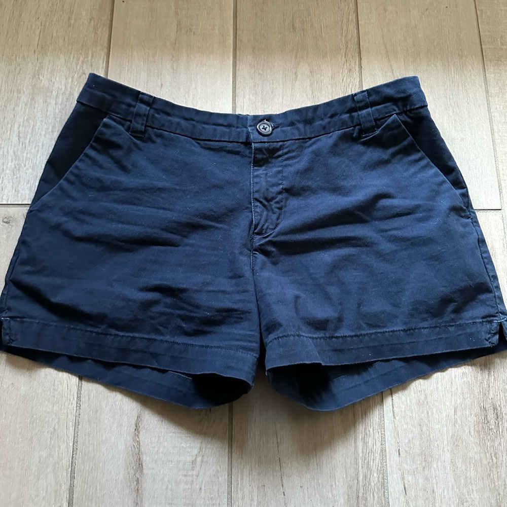 Patagonia Blue Bermuda Shorts Tailored Cotton Blend